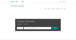 Desktop Screenshot of brookerealty.com